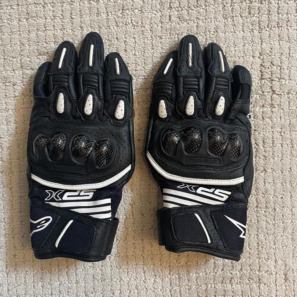 Alpinestars SP-X AC V2 Gloves (Color: Black; Size: XL)